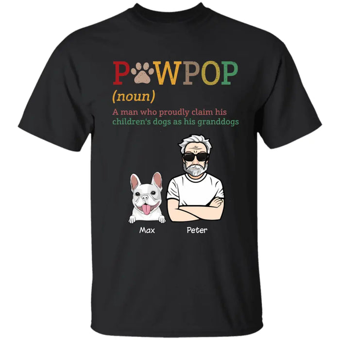 Funny Pawpop Definition - Personalized T-Shirt - Gift For Father's Day TS - PT3822