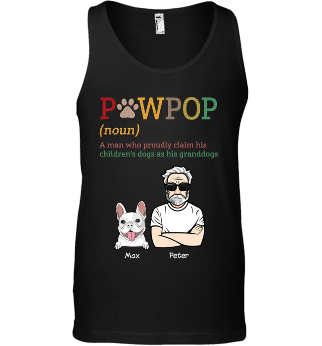 Funny Pawpop Definition - Personalized T-Shirt - Gift For Father's Day TS - PT3822