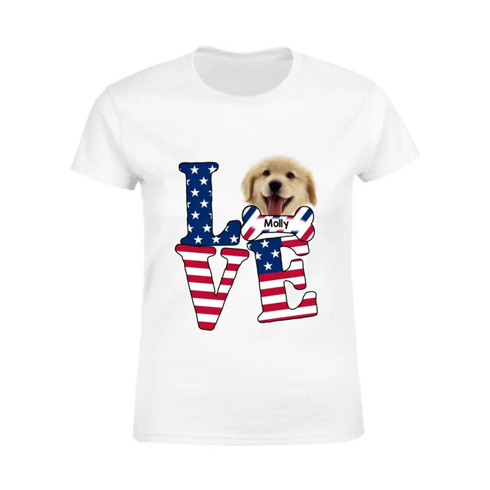 Love - Personalized T-Shirt - 4th July TS - PT3838