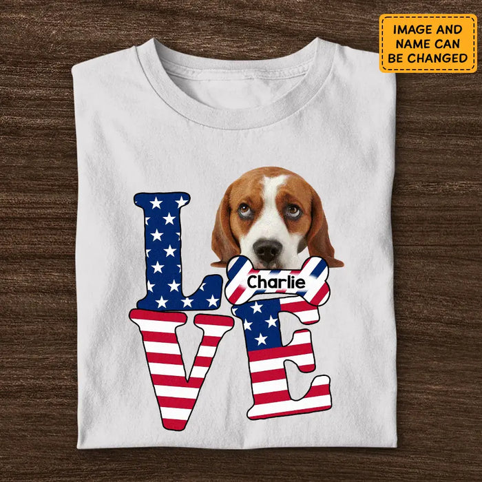 Love - Personalized T-Shirt - 4th July TS - PT3838