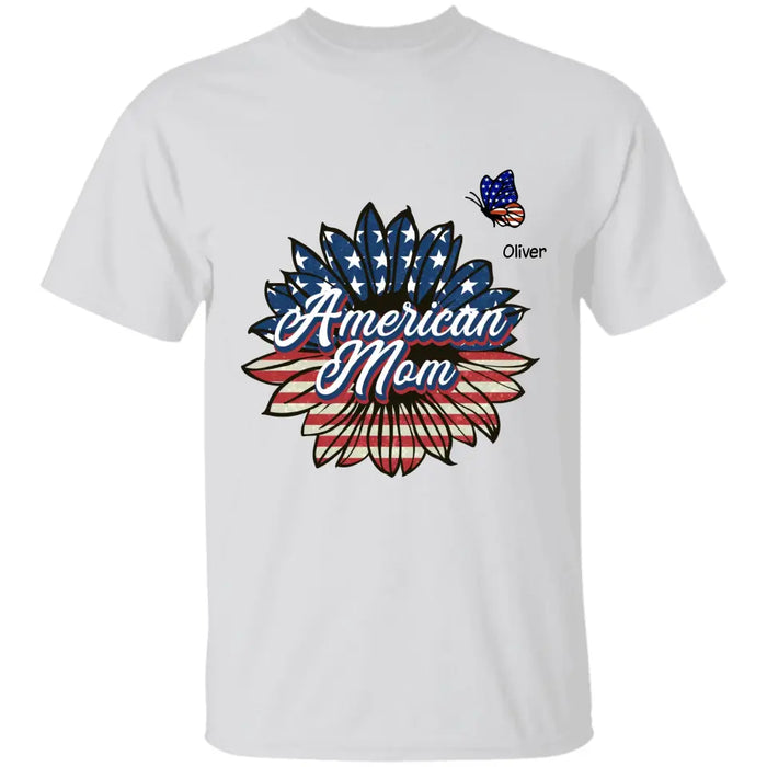 American Grandma, Mommy - Personalized Apparel - Gift For Mother, Grandma, 4th July TS-TT3136