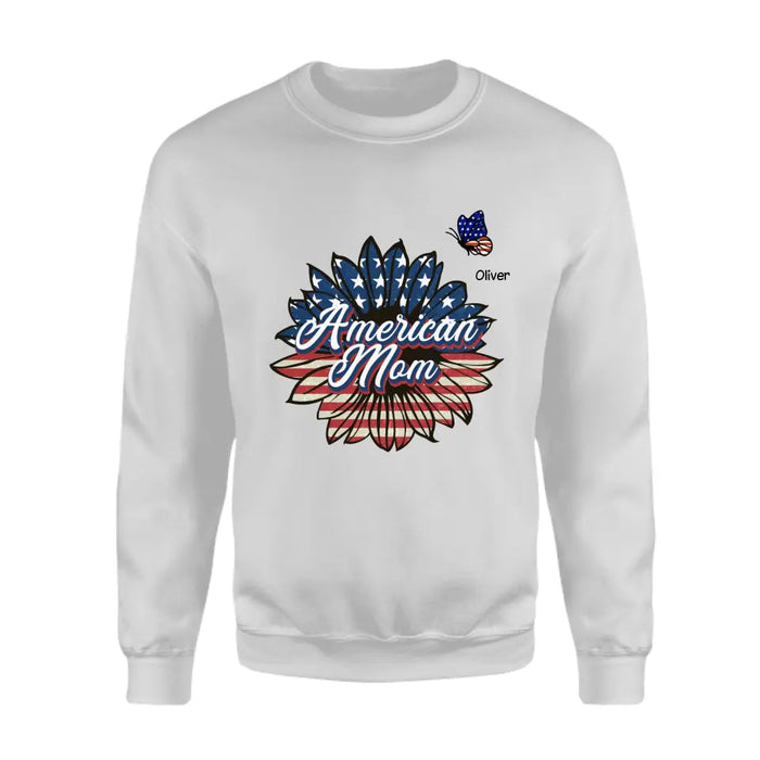 American Grandma, Mommy - Personalized Apparel - Gift For Mother, Grandma, 4th July TS-TT3136