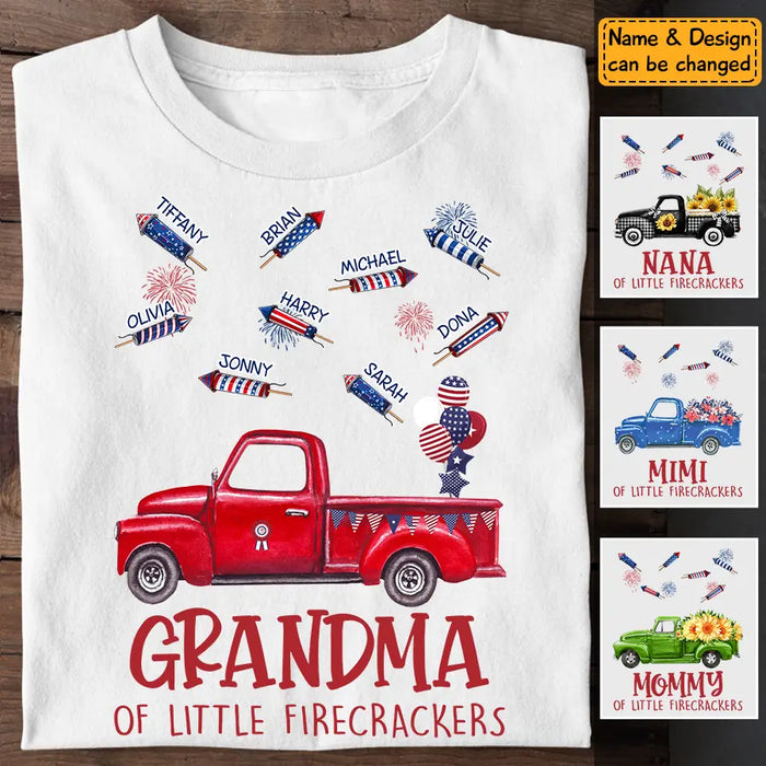 American Grandma - Personalized T-Shirt - 4th July TS-TT3223