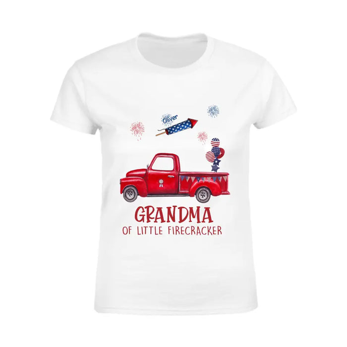 American Grandma - Personalized T-Shirt - 4th July TS-TT3223