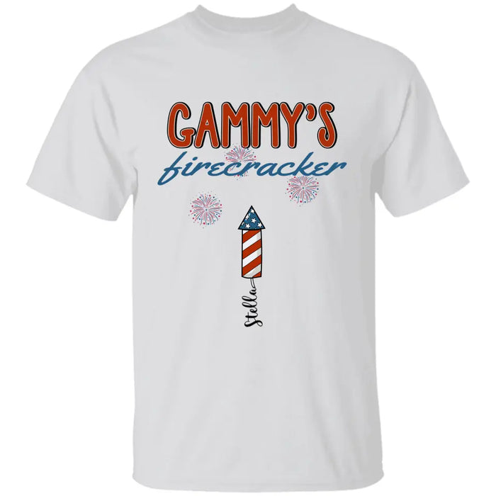 Grandma Little's Firecrackers - Personalized T-Shirt - 4th July TS-TT3227