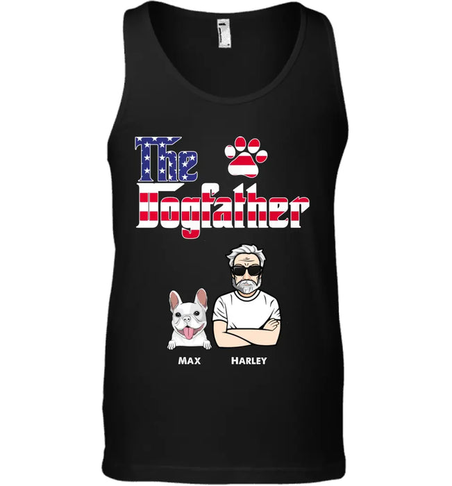 The Dog Father Independence Day - Personalized T-Shirt - 4th July TS-TT3235