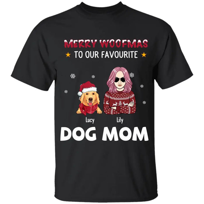 Merry Woofmas To Favourite  - Personalized T-Shirt - Gift For Dog Lovers- PT38863