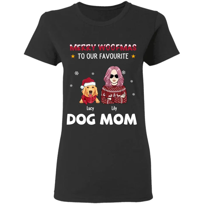 Merry Woofmas To Favourite  - Personalized T-Shirt - Gift For Dog Lovers- PT38863