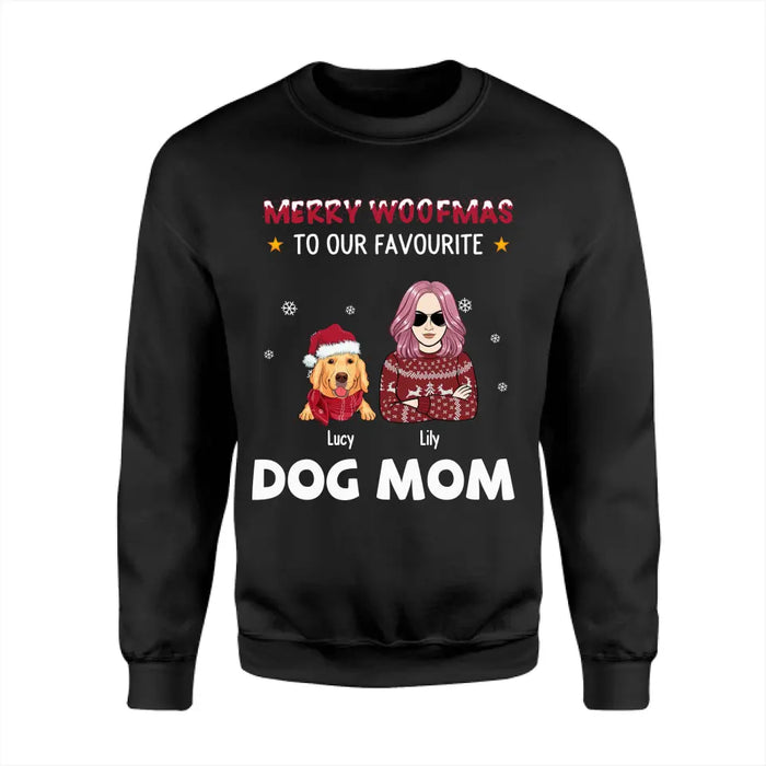 Merry Woofmas To Favourite  - Personalized T-Shirt - Gift For Dog Lovers- PT38863