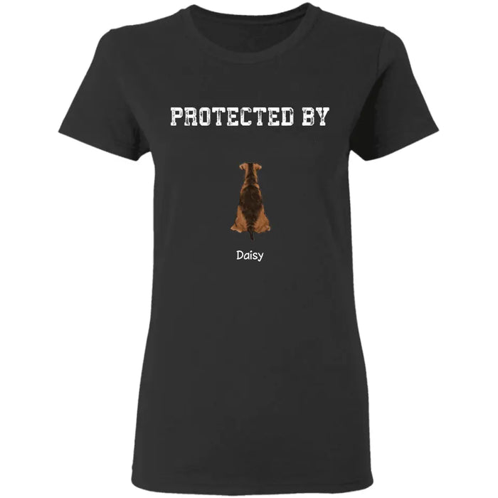 Protected By - Personalized T-Shirt - Gift For Dog Lovers TS - TT3281