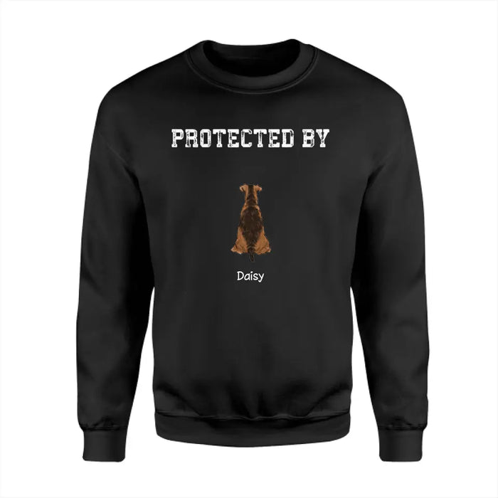 Protected By - Personalized T-Shirt - Gift For Dog Lovers TS - TT3281