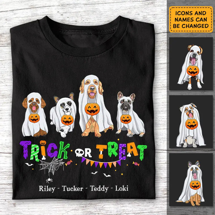 Trick Or Treat - Personalized T-Shirt - Halloween TS - TT3878