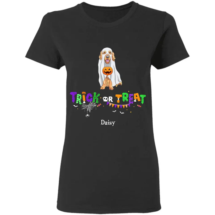 Trick Or Treat - Personalized T-Shirt - Halloween TS - TT3878