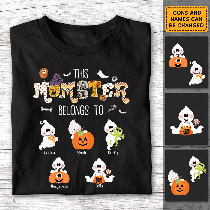 This Momster Belongs To - Personalized T-Shirt TS - TT3884