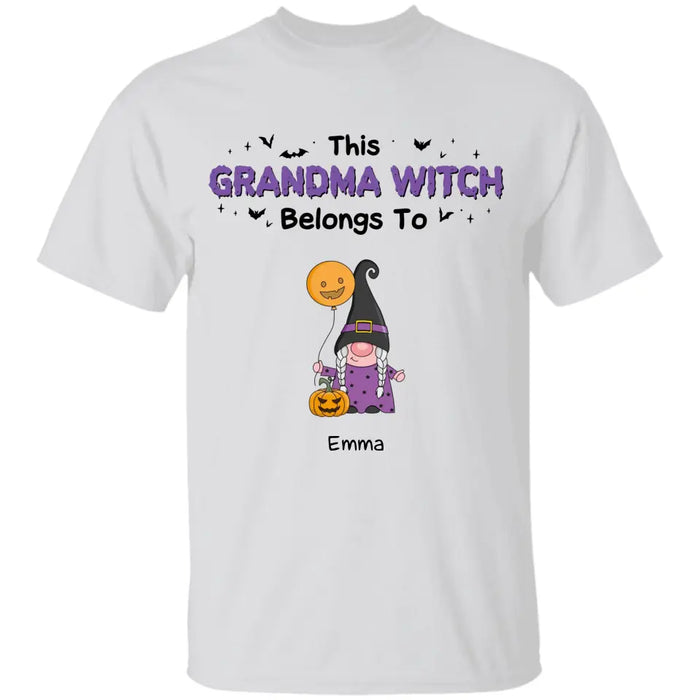 This Grandma Witch Belongs To - Personalized T-Shirt - Happy Halloween TS-TT3893