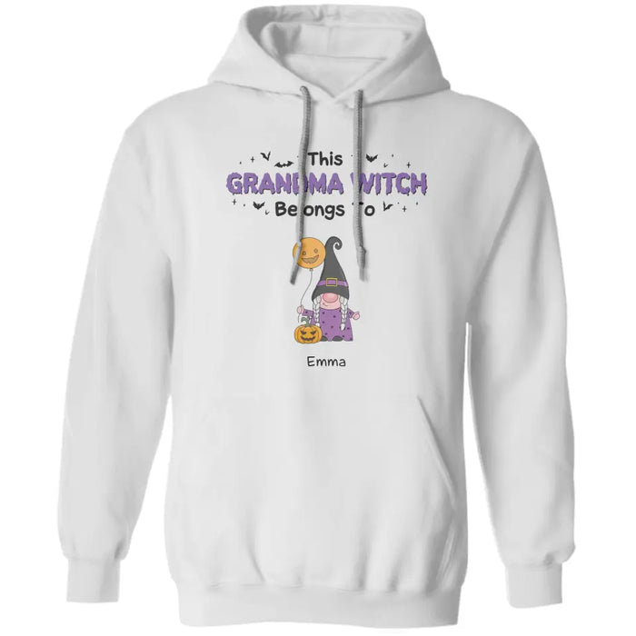 This Grandma Witch Belongs To - Personalized T-Shirt - Happy Halloween TS-TT3893