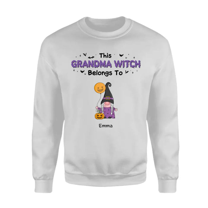 This Grandma Witch Belongs To - Personalized T-Shirt - Happy Halloween TS-TT3893