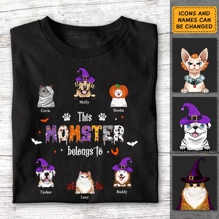 This Momster Belongs To - Personalized T-Shirt TS - TT3885