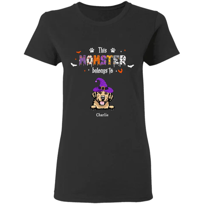 This Momster Belongs To - Personalized T-Shirt TS - TT3885