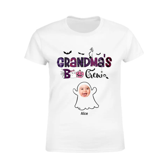 Grandma , Mama's Boo Crew - Personalized T-Shirt - Happy Halloween TS-TT3882