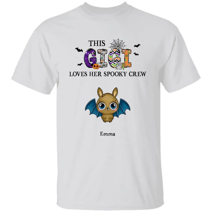 This Grandma Loves Her Spooky Crew - Personalized T-Shirt - Happy Halloween TS-TT3888