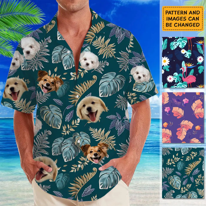 Custom Face Hawaiian Shirt - Personalized T-Shirt - Shirt For Family TS - TT3920