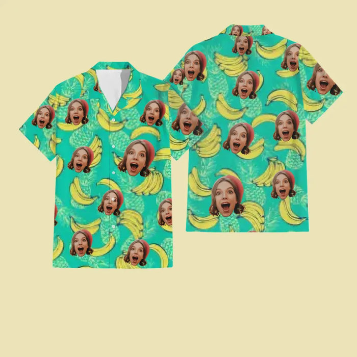 Hawaiian Shirt with Face - Personalized T-Shirt - Family Shirt TS - TT3756