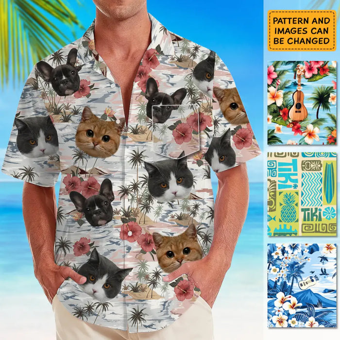 Hawaiian Shirt With Face - Personalized T-Shirt - Family Shirt TS - TT3939