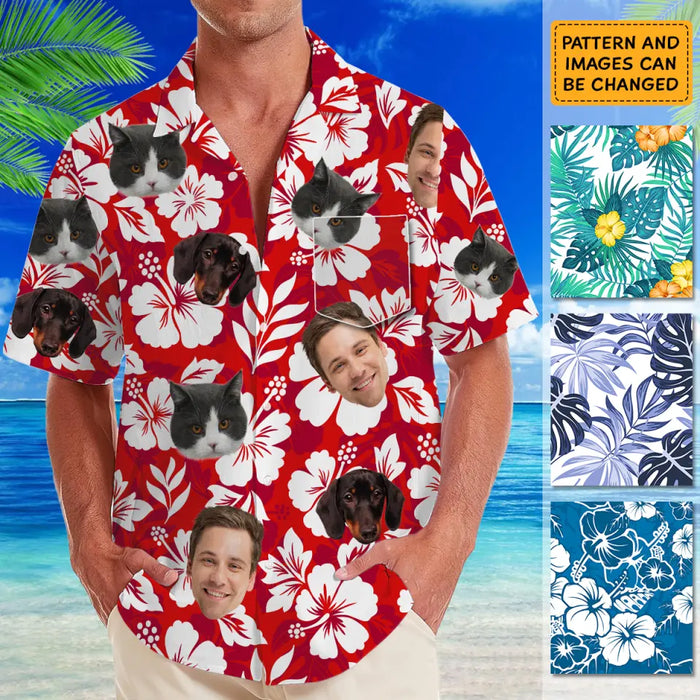 Hawaiian Shirt With Face - Personalized T-Shirt - Family Shirt TS - TT3940