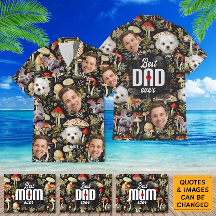 Hawaiian Shirt With Face - Personalized T-Shirt - Family Shirt TS-PT3941