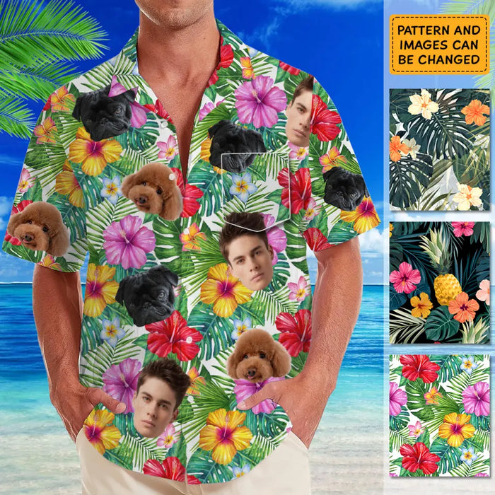 Hawaiian Shirt With Face - Personalized T-Shirt - Family Shirt TS-TT3951