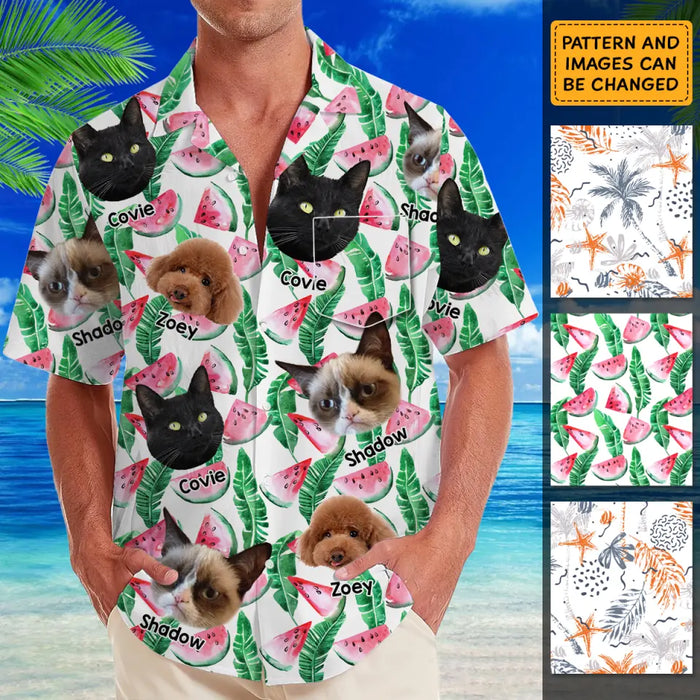 Hawaiian Shirt With Face - Personalized T-Shirt - Family Shirt TS - PT3949