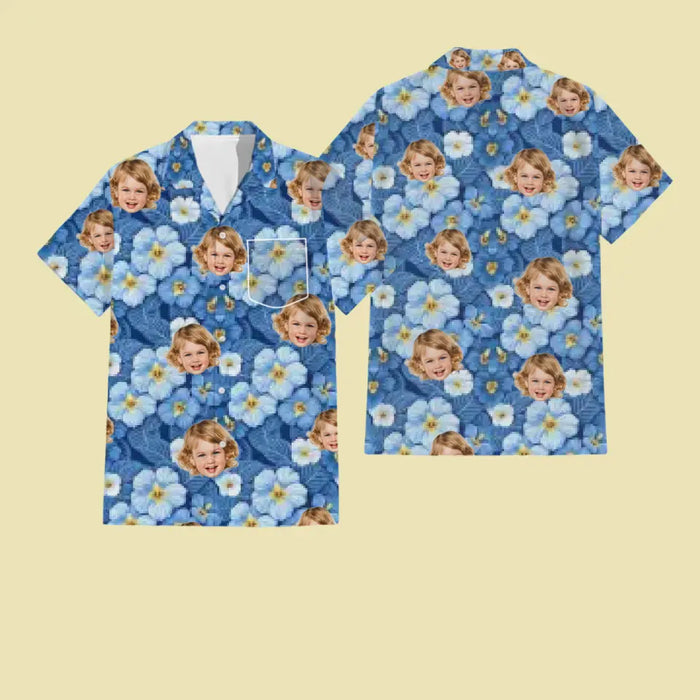 Hawaiian Shirt With Face - Personalized T-Shirt - Family Shirt TS - TT3955