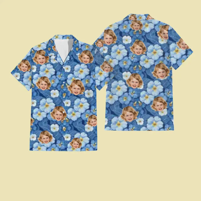 Hawaiian Shirt With Face - Personalized T-Shirt - Family Shirt TS - TT3955