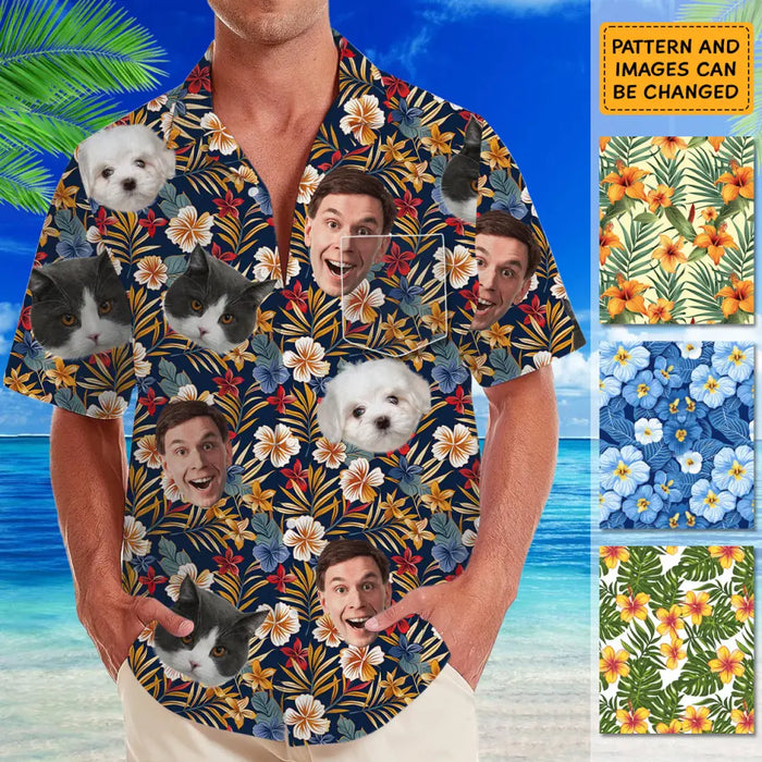 Hawaiian Shirt With Face - Personalized T-Shirt - Family Shirt TS - TT3955