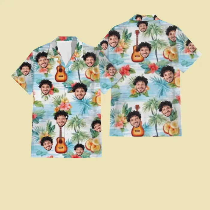 Hawaiian Shirt With Face - Personalized T-Shirt - Family Shirt TS - TT3956