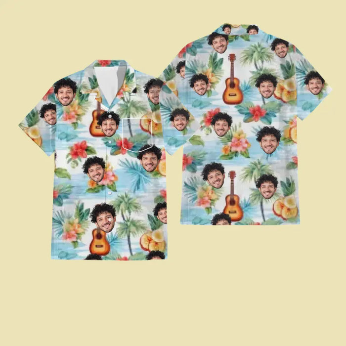 Hawaiian Shirt With Face - Personalized T-Shirt - Family Shirt TS - TT3956