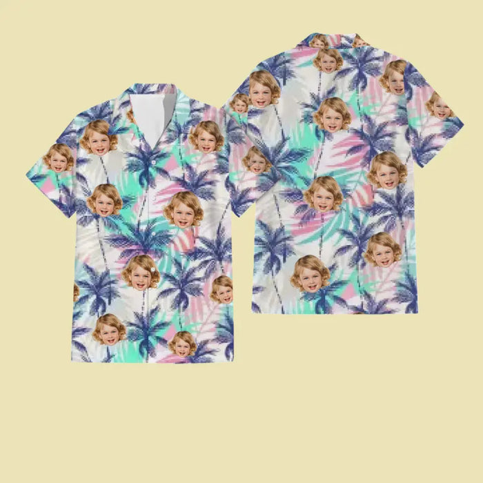 Hawaiian Shirt With Face - Personalized T-Shirt - Family Shirt TS - TT3959