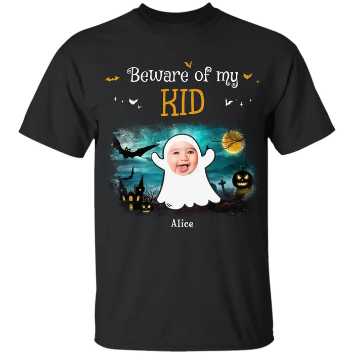 Beware of My GrandKids - Personalized T-Shirt - Happy Halloween TS-TT3891