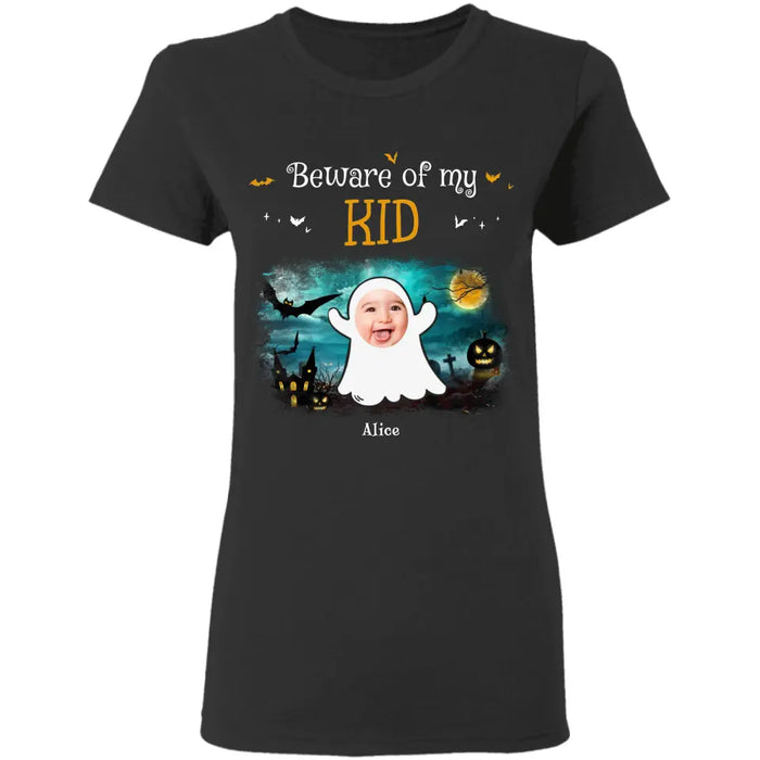 Beware of My GrandKids - Personalized T-Shirt - Happy Halloween TS-TT3891