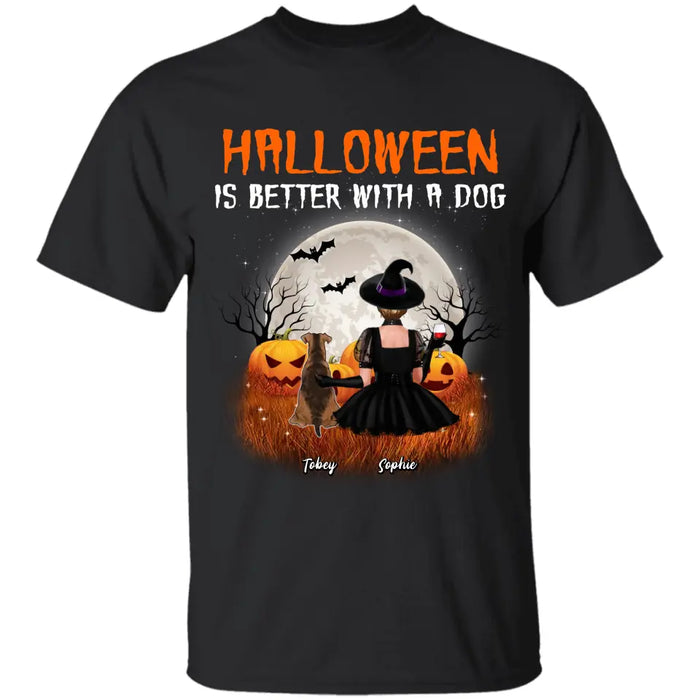 Halloween Is Better With Dogs Personalized T-Shirt - Halloween TS - PT3961