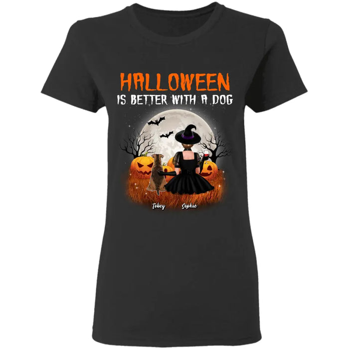 Halloween Is Better With Dogs Personalized T-Shirt - Halloween TS - PT3961