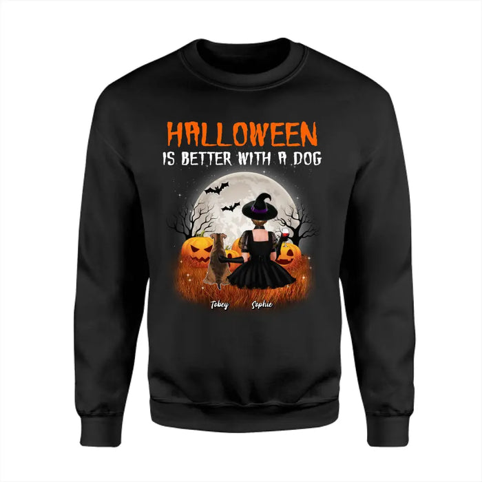 Halloween Is Better With Dogs Personalized T-Shirt - Halloween TS - PT3961