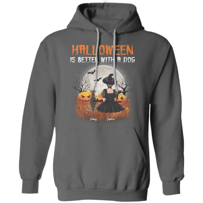 Halloween Is Better With Dogs Personalized T-Shirt - Halloween TS - PT3961