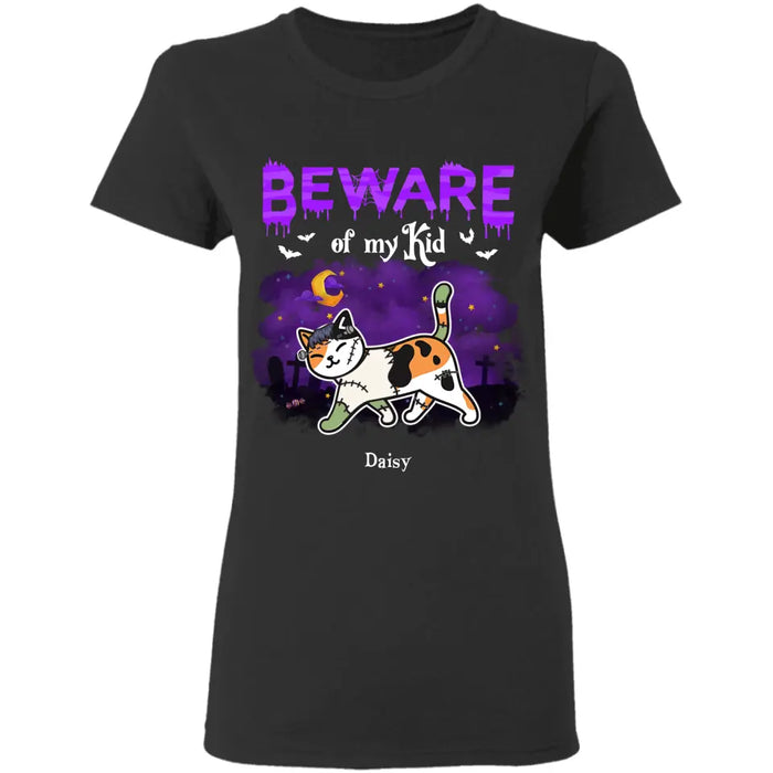 Beware of My Kids - Personalized T-Shirt - Happy Halloween TS-TT3980