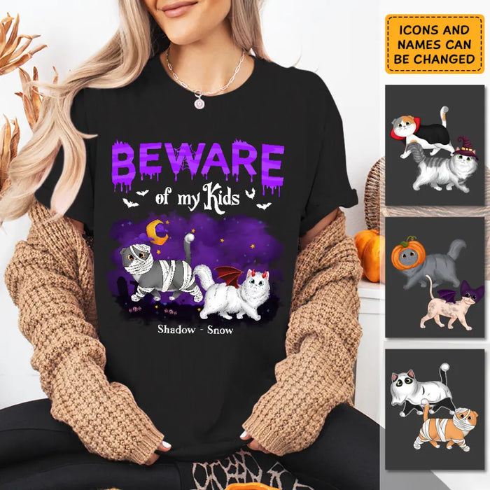 Beware of My Kids - Personalized T-Shirt - Happy Halloween TS-TT3980