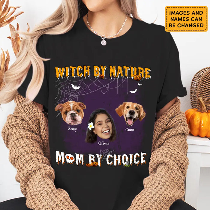 Witch By Nature But Mom By Choice - Personalized T-Shirt - Halloween TS - TT3904