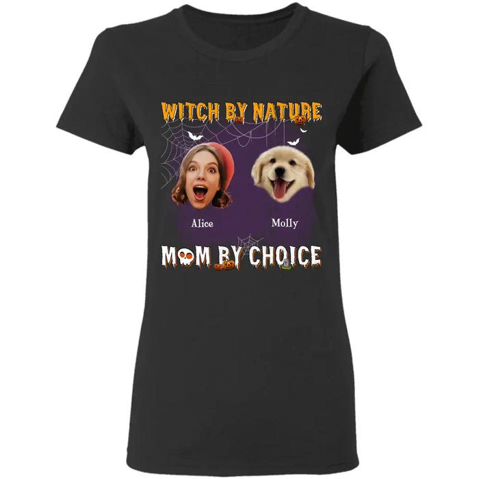 Witch By Nature But Mom By Choice - Personalized T-Shirt - Halloween TS - TT3904