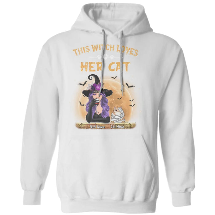 This Witch Loves Her Cats Personalized T-shirt TS-NB1891