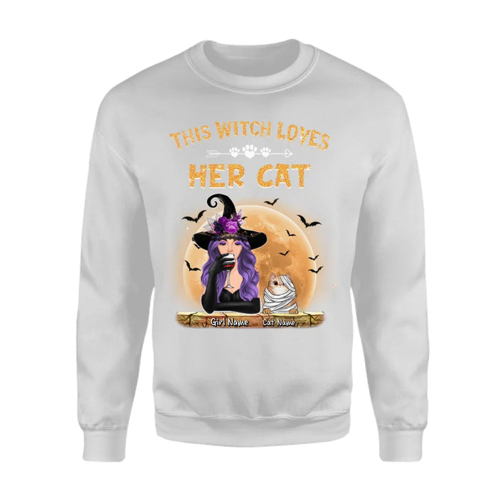 This Witch Loves Her Cats Personalized T-shirt TS-NB1891